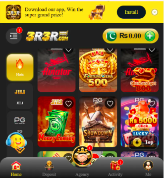 Dashboard of 3R3R game.