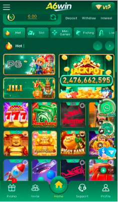 Dashboard of A6Win Game.