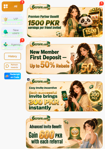 Events in 6Crore Game.