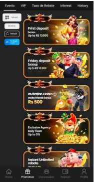 Events in GGR678 Game.