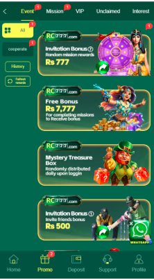 Events in RC777 Game.