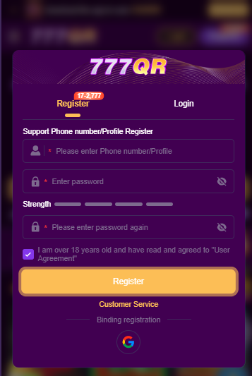 777QR Game